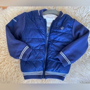 Mayoral sporty casual baby bomber jacket 6-12 months